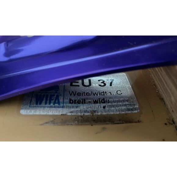 WIFA Street Suede Roller Skates EU37 Purple Atom Pilot Falcon Plate Pulse Wheels - Picture 7 of 7